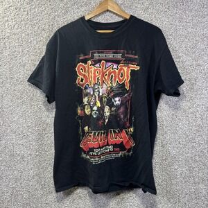 Slipknot Shirt Mens XL Black The Nine Home Video Devil In I Graphic Band Tee